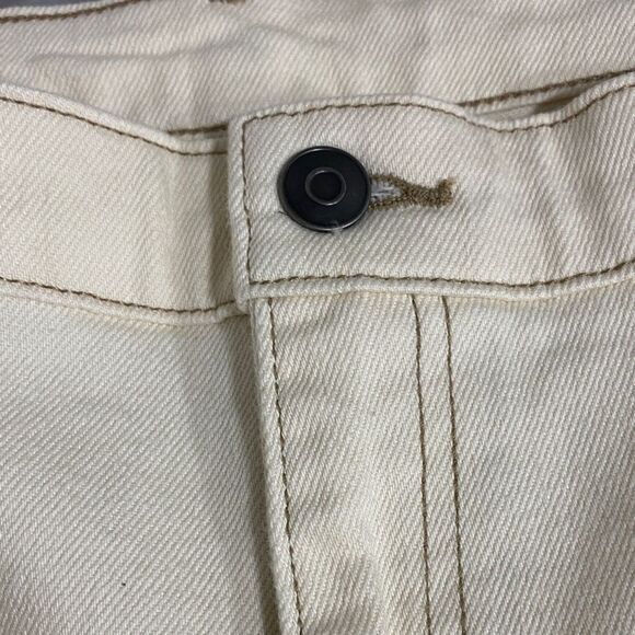 NWT Future Collective High Rise Flare Jeans 24 Cream Gabriella Karefa-Johnson - Picture 7 of 15